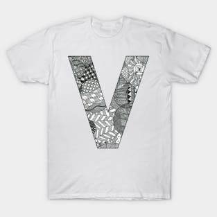 Zentangle V T-Shirt